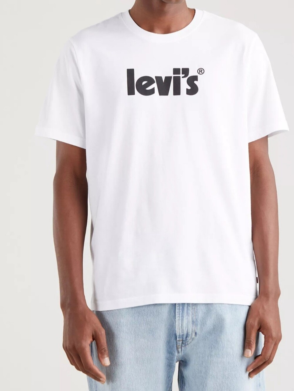 * Levi's Men's Relaxed Fit Graphic with Black Logo T-shirt White Size XXL
